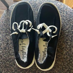 - Black gypsy jazz shoes